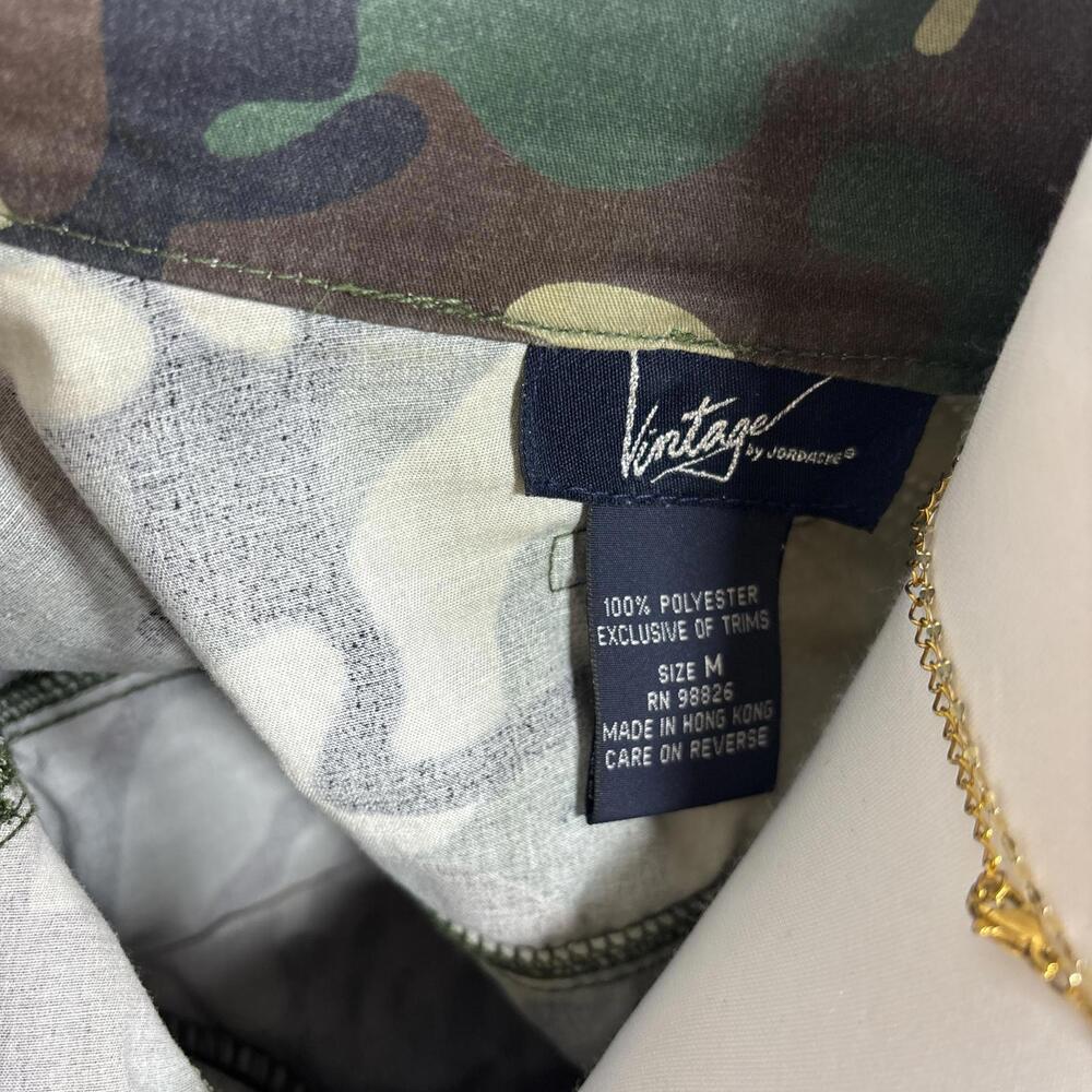 y2k camo‎ jersey cropped jacket - Picture 6 of 8